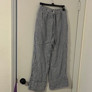 Belle Vere Blue Striped Pants
